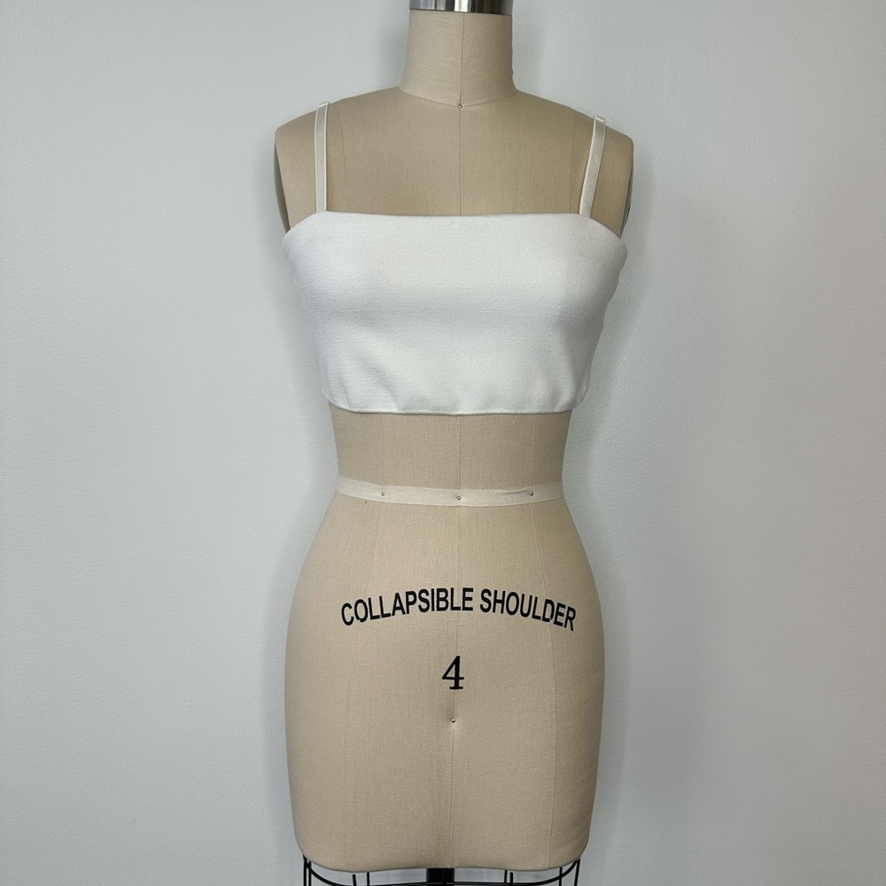 Zara Cream Crop Top